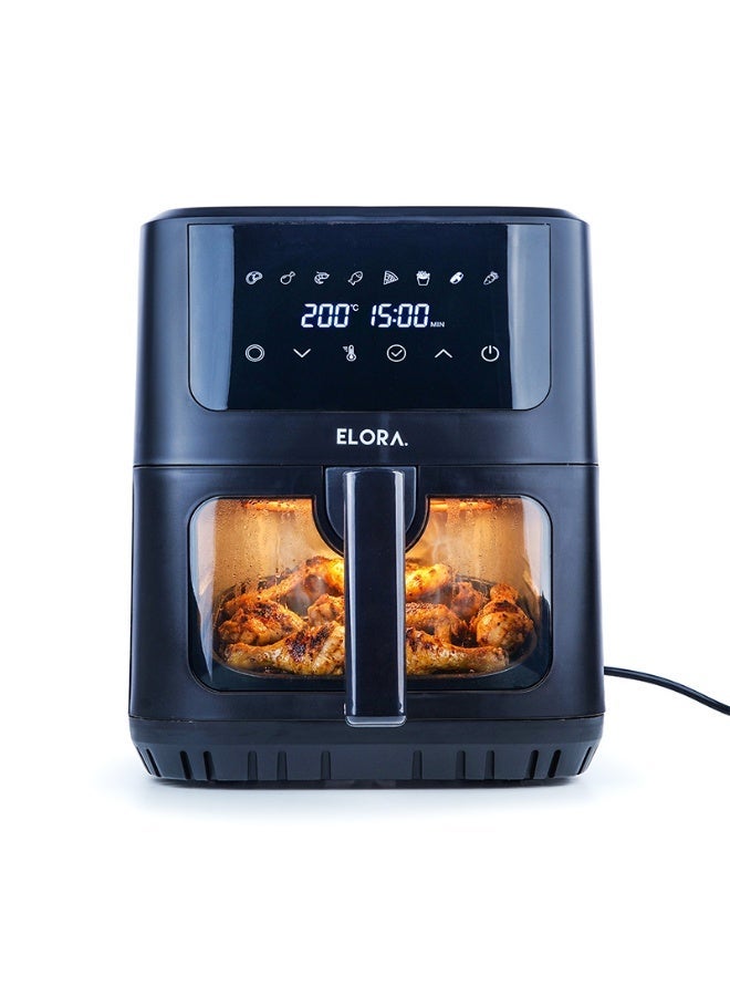 Elora Electric Digital Air Fryer 6.5L | ELAF-8104 | 1600W | Oil-Free Cooking | Digital Display - Image 5